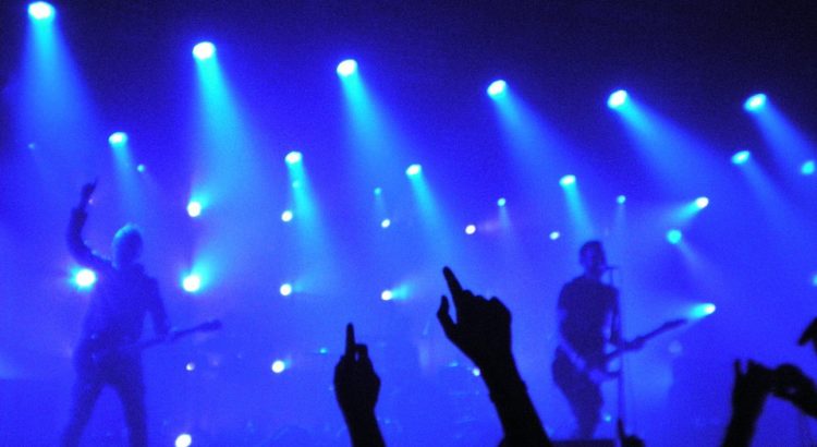 people in a concert party