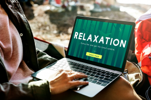 relaxation in laptop